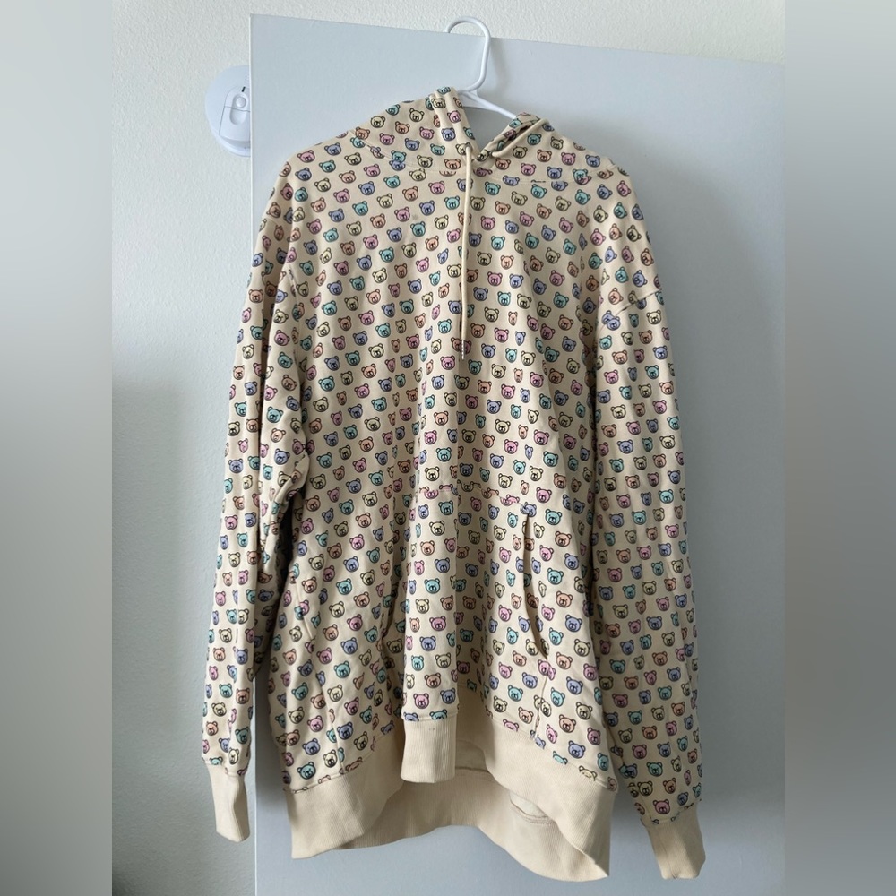 Teddy Fresh All Over Bear Pattern Hoodie